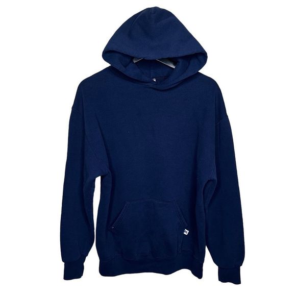 Vintage 90s Russell Athletic Blank Hoodie Large - Picture 1 of 4